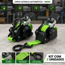 Kit 2 Cinta Catracas Zopplix Retrátil Automática | 2 Metros Gancho S