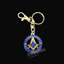 Masonic Key Chain Blue " FAITH HOPE CHARITY "Badge Mason Freemason   exquisite accessories Key Ring