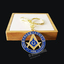 Masonic Key Chain Blue " FAITH HOPE CHARITY "Badge Mason Freemason   exquisite accessories Key Ring