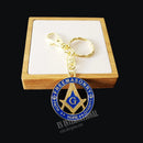 Masonic Key Chain Blue " FAITH HOPE CHARITY "Badge Mason Freemason   exquisite accessories Key Ring