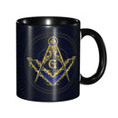 Customized Masonic Pattern Mug DIY Freemason Symbol Ceramic Milk Tea Coffee Cups