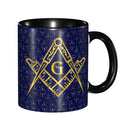 Customized Masonic Pattern Mug DIY Freemason Symbol Ceramic Milk Tea Coffee Cups