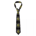 Custom Fashion Gold Square Compass Masonic Freemason Ties for Office Mens Freemasonry Mason Neckties