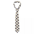 Custom Fashion Gold Square Compass Masonic Freemason Ties for Office Mens Freemasonry Mason Neckties