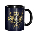 Customized Masonic Pattern Mug DIY Freemason Symbol Ceramic Milk Tea Coffee Cups
