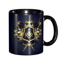 Customized Masonic Pattern Mug DIY Freemason Symbol Ceramic Milk Tea Coffee Cups