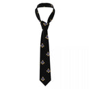 Custom Fashion Gold Square Compass Masonic Freemason Ties for Office Mens Freemasonry Mason Neckties