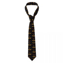 Custom Fashion Gold Square Compass Masonic Freemason Ties for Office Mens Freemasonry Mason Neckties