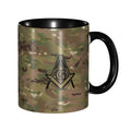 Customized Masonic Pattern Mug DIY Freemason Symbol Ceramic Milk Tea Coffee Cups