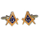 Masonic Compasses Freemason Mason Pin Cuff links Tie Clip Set Retro Bronze Brooch Men's Formal Suit Accessories Gift