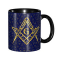 Customized Masonic Pattern Mug DIY Freemason Symbol Ceramic Milk Tea Coffee Cups