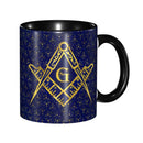 Customized Masonic Pattern Mug DIY Freemason Symbol Ceramic Milk Tea Coffee Cups