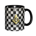 Customized Masonic Pattern Mug DIY Freemason Symbol Ceramic Milk Tea Coffee Cups