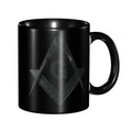Customized Masonic Pattern Mug DIY Freemason Symbol Ceramic Milk Tea Coffee Cups